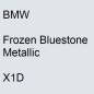 Preview: BMW, Frozen Bluestone Metallic, X1D.